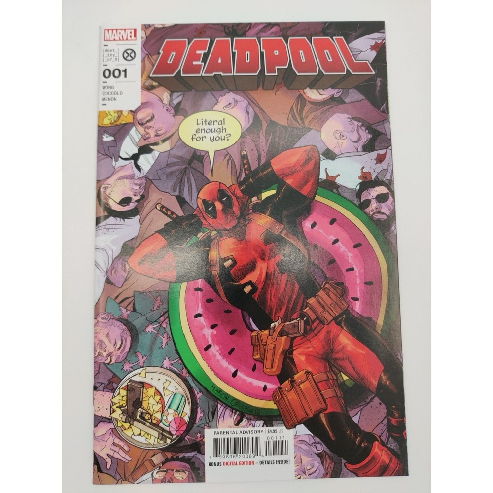 Deadpool #1 Cover A First Printing Marvel Comics 2022 Alyssa Wong Martin Coccolo